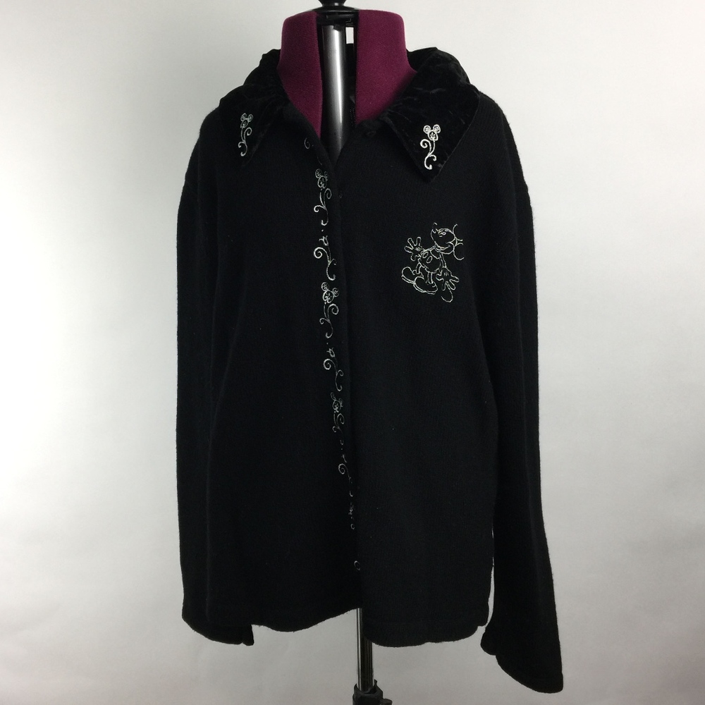 Disney Store Embroidered Mickey Mouse Cardigan
